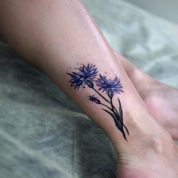 татуювання волошка