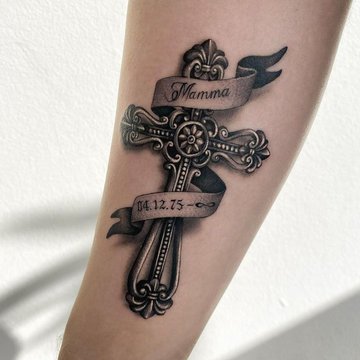 Тату ескізи хреста