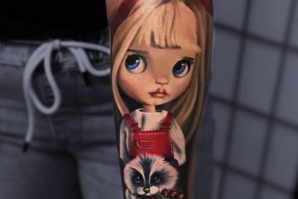 Тату-ескіз іграшка