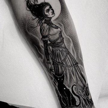Тату ескізи відьми