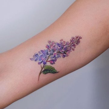 тату с сиренью