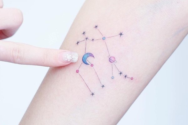 тату знак Зодіаку Стрілець