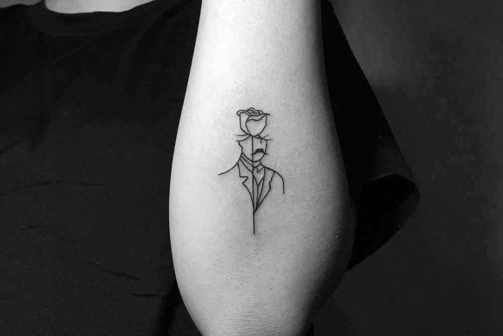 минималистичная татуировка