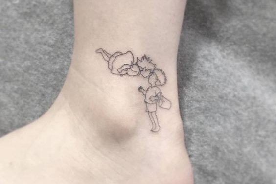 Тату на щиколотке для девушек