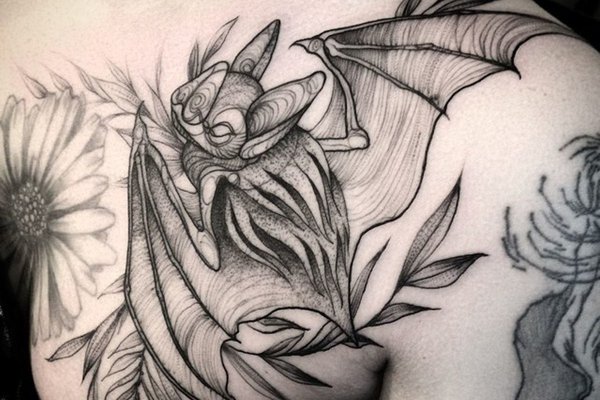 Тату эскизы летучей мыши