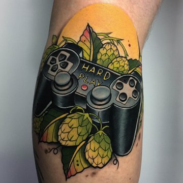 Тату ескіз джойстик