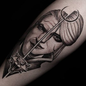 тату відьмак