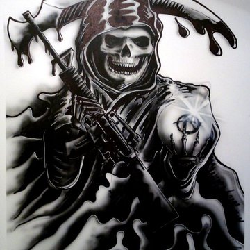 Тату-ескізи "Смерть з косою"