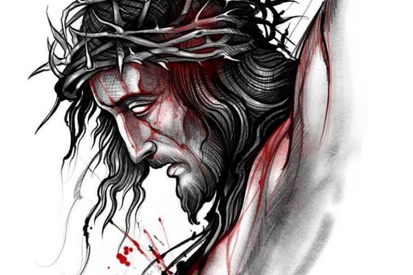 Тату ескізи Ісуса