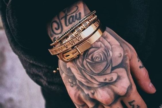 тату на кисть мужские