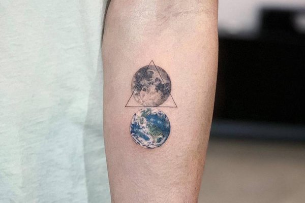 Тату ескізи повний місяць