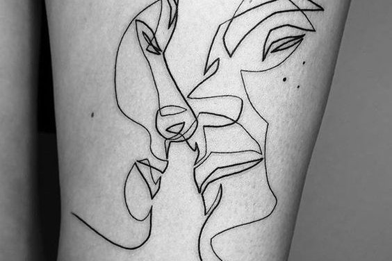 Тату эскизы лайнворк