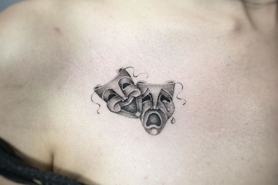 тату театральні маски