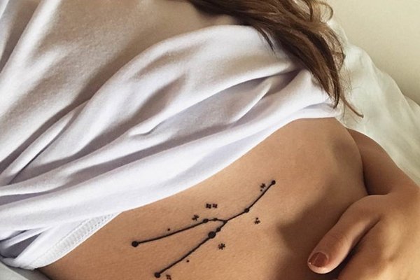 Тату знак Зодіаку Телець