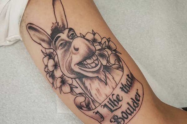 Тату-ескіз осел