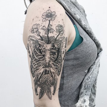 тату гравюра