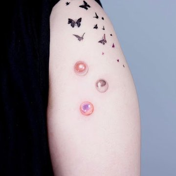 Тату ескізи перлина