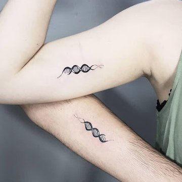 Тату ескіз ДНК