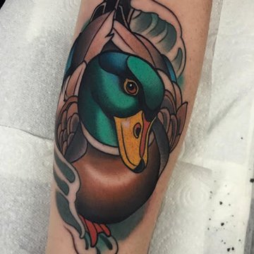 Тату - эскизы утка