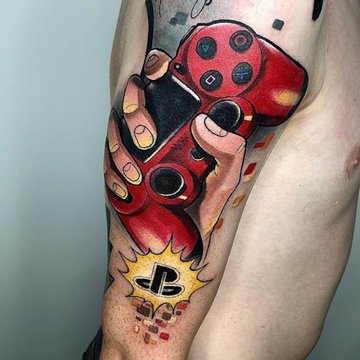 Тату ескіз джойстик