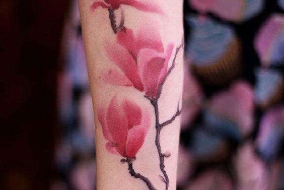 тату магнолия