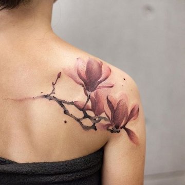 тату магнолия