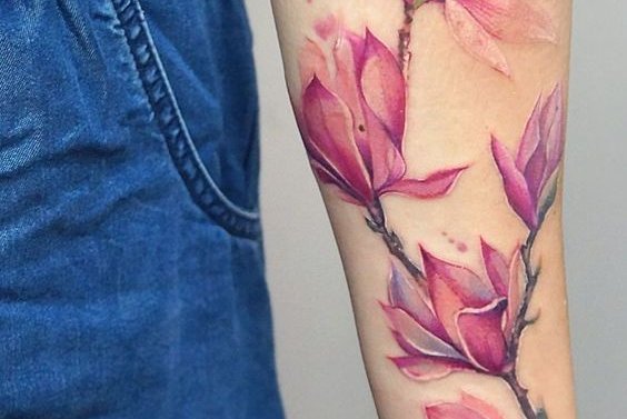 тату магнолия