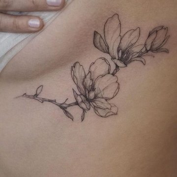 тату магнолия