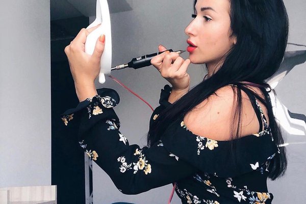 татуаж на лице