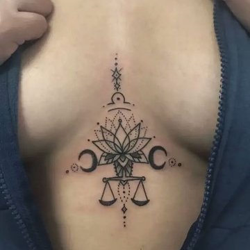 тату знак Зодіаку Терези