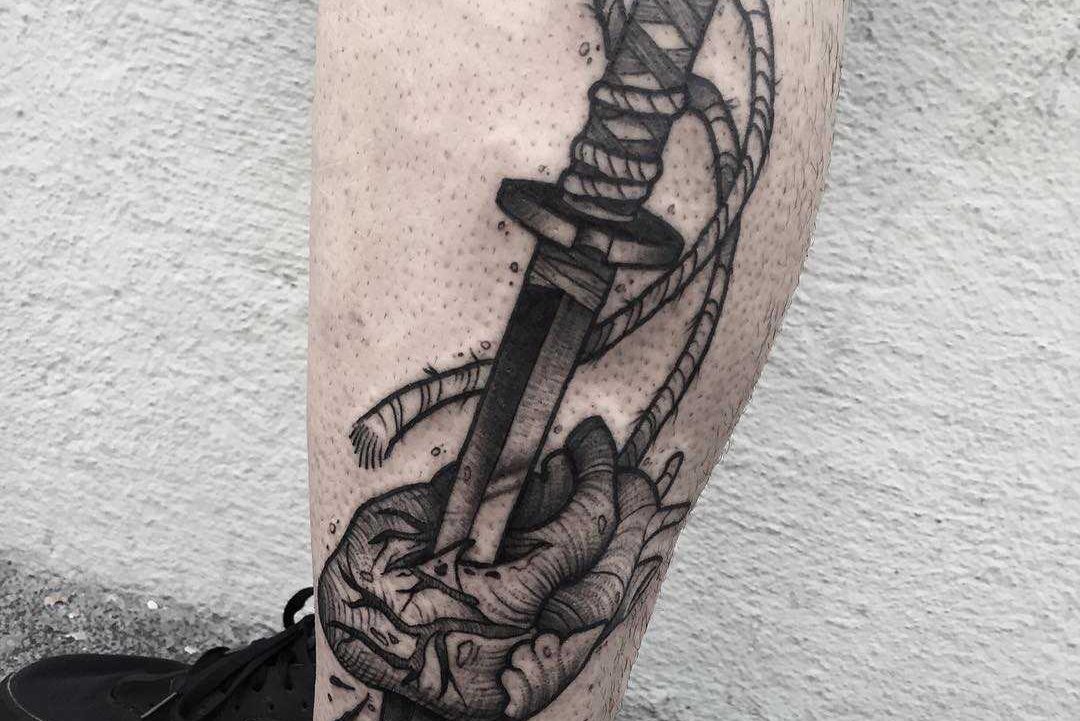 Тату-ескізи Катана