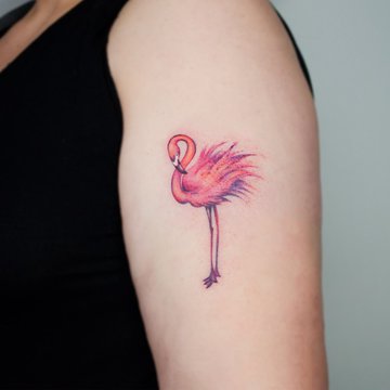Тату-ескізи "Фламінго"