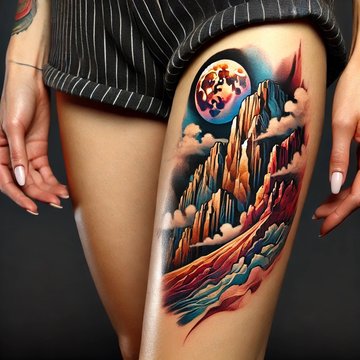 тату скалы значение эскиз